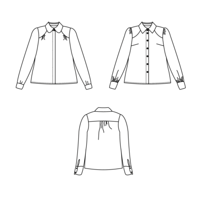 Harriet blouse patroon voor dames & tieners - Bel'etoile