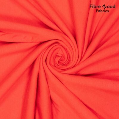 Fijn tricot viscose wol oranje rood (Hylda Fibre Mood Special 3)